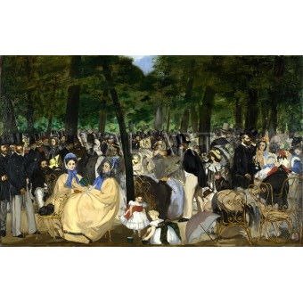 РЕПРОДУКЦИИ НА КАРТИНИ Музика в Тюйлери (1862)